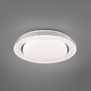 LED stropné svietidlo Atria, Ø 38 cm, biele, plast, CCT