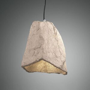 Závesná lampa Rock vo vzhľade kameňa