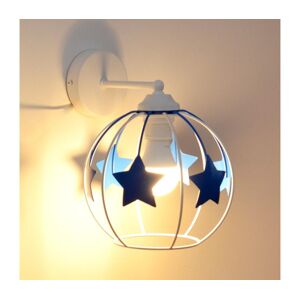 Detská nástenná lampa STARS 1xE27/15W/230V modrá/biela